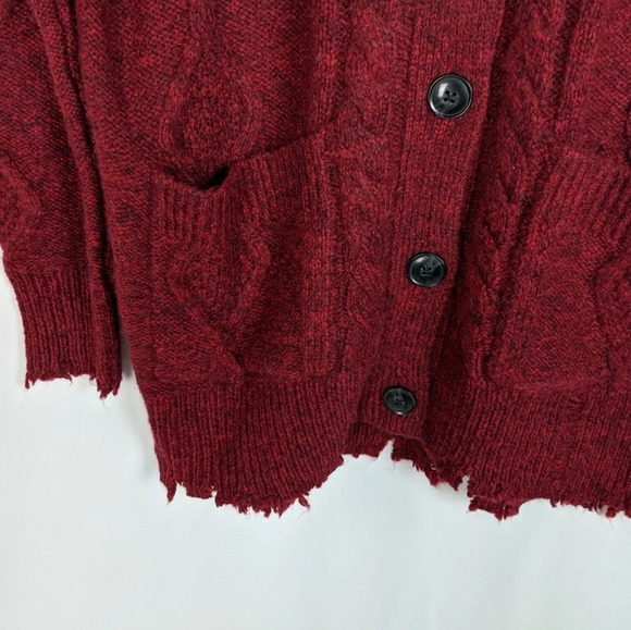 NWT n:Philanthropy Deconstructed Distressed Lone Oversized Cardigan Sweater sz.S - Picture 6 of 8